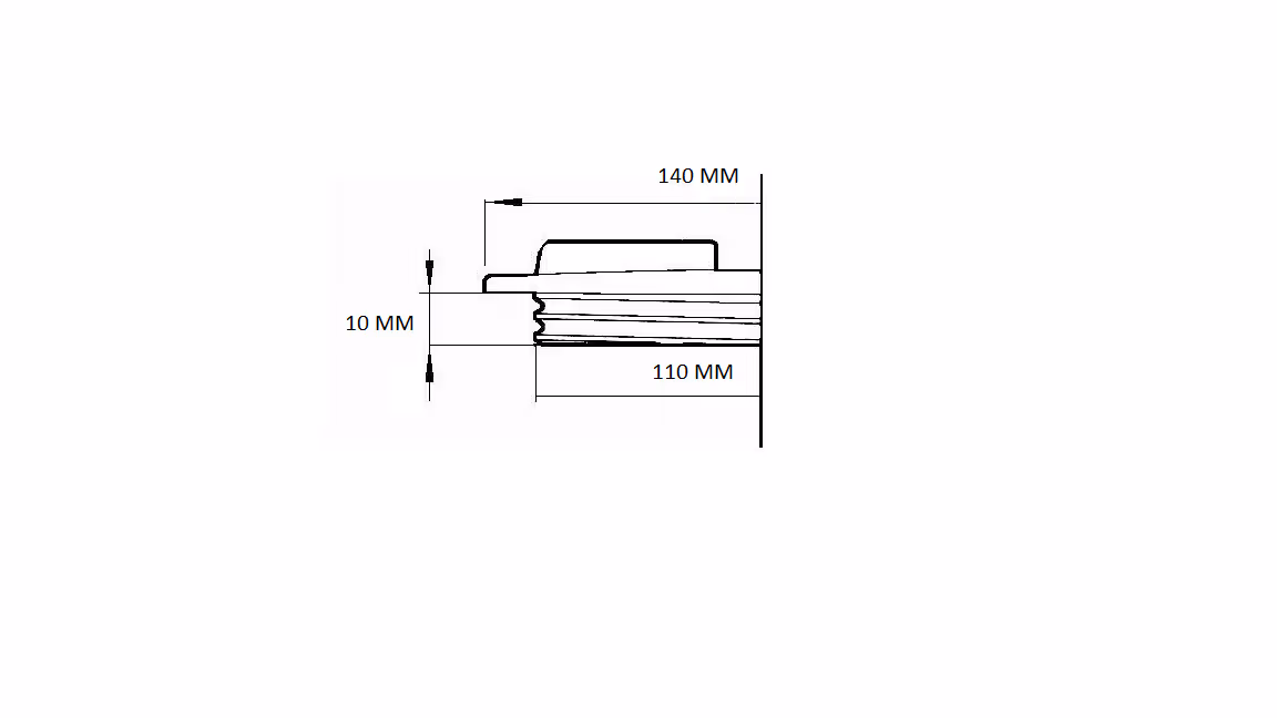 Couvercle à visser Ø 140 mm ARAG 3522100 adaptable