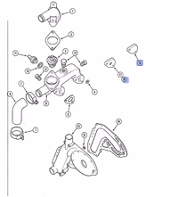 Couvercle collecteur de refroidissement 3132721R1 | Case IH