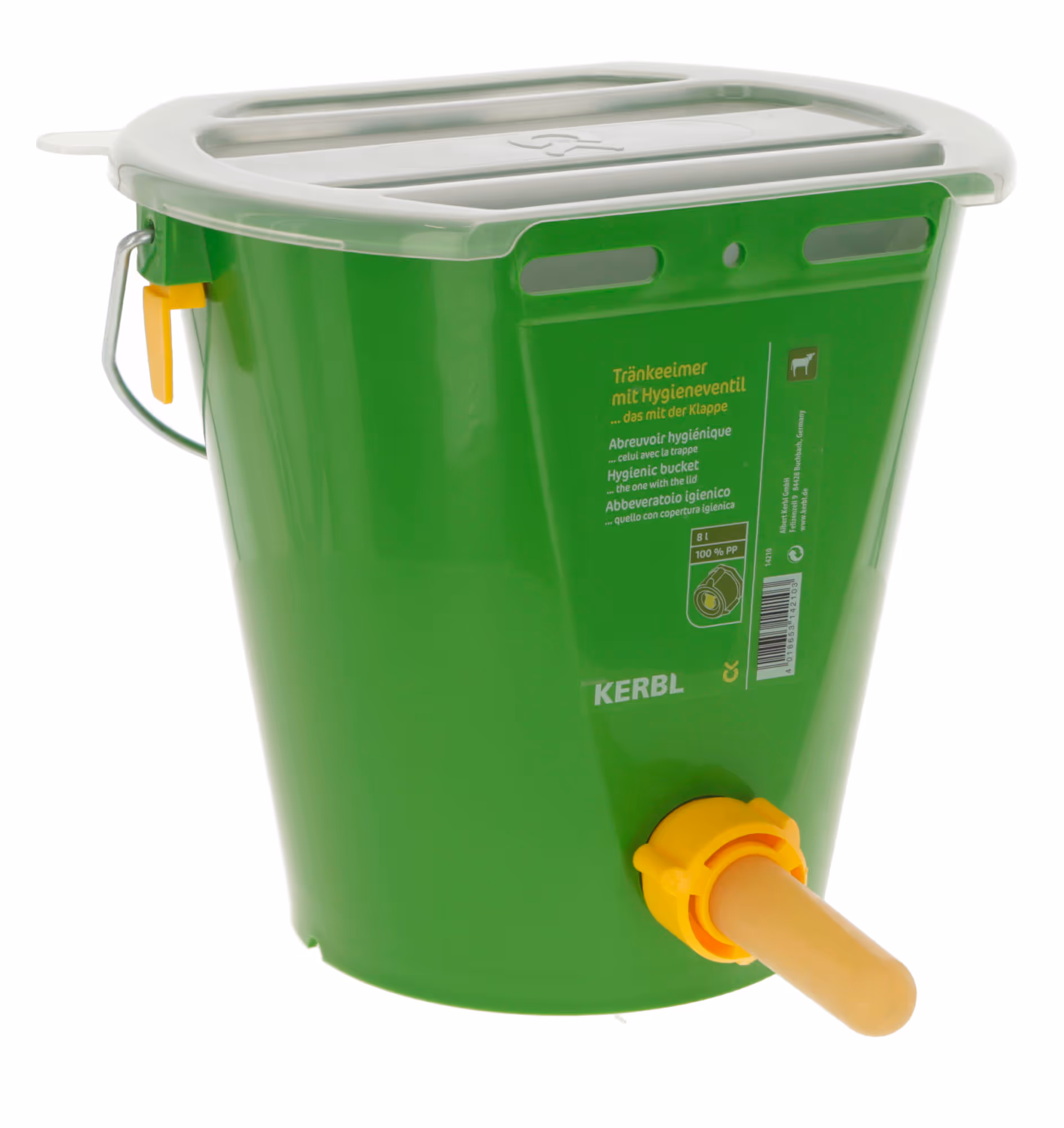 Couvercle MilkGuard pour seau d'allait., blanc transp.