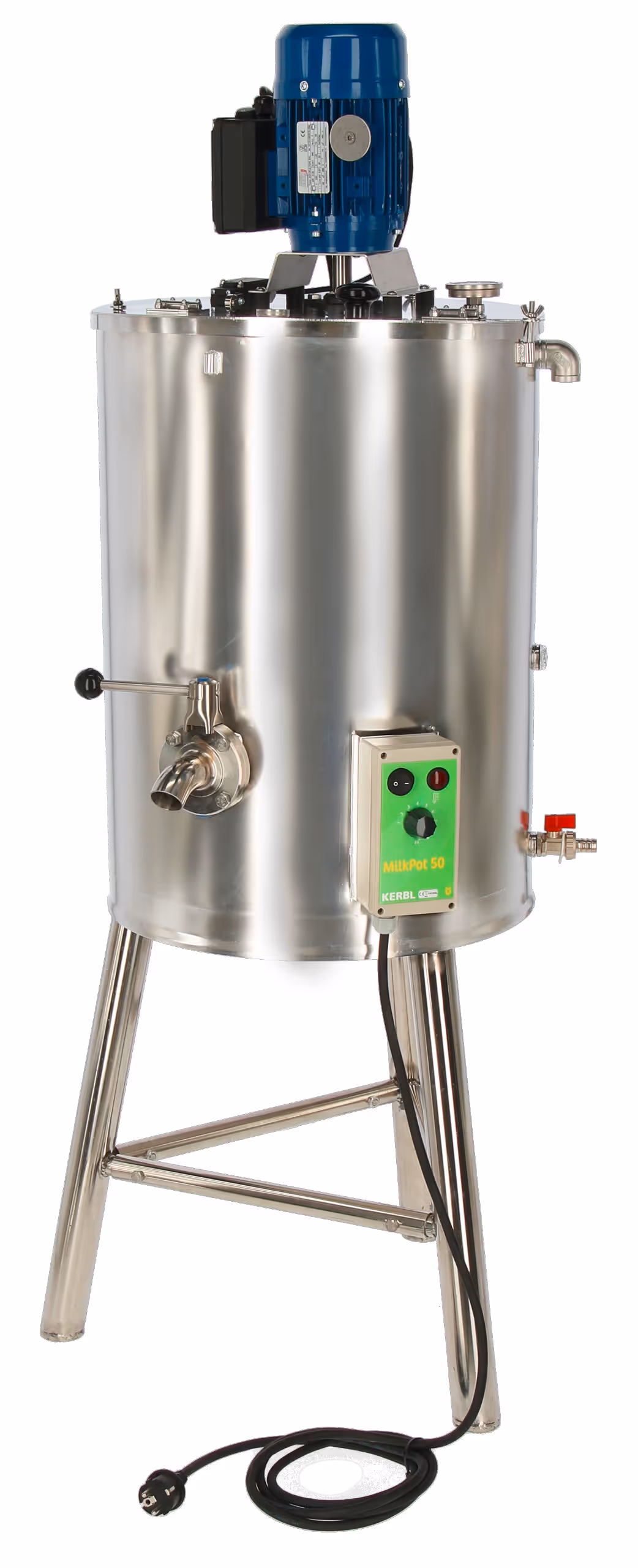 Couvercle MilkPot 50 bleu, Ø44,5cm, avec agitateur