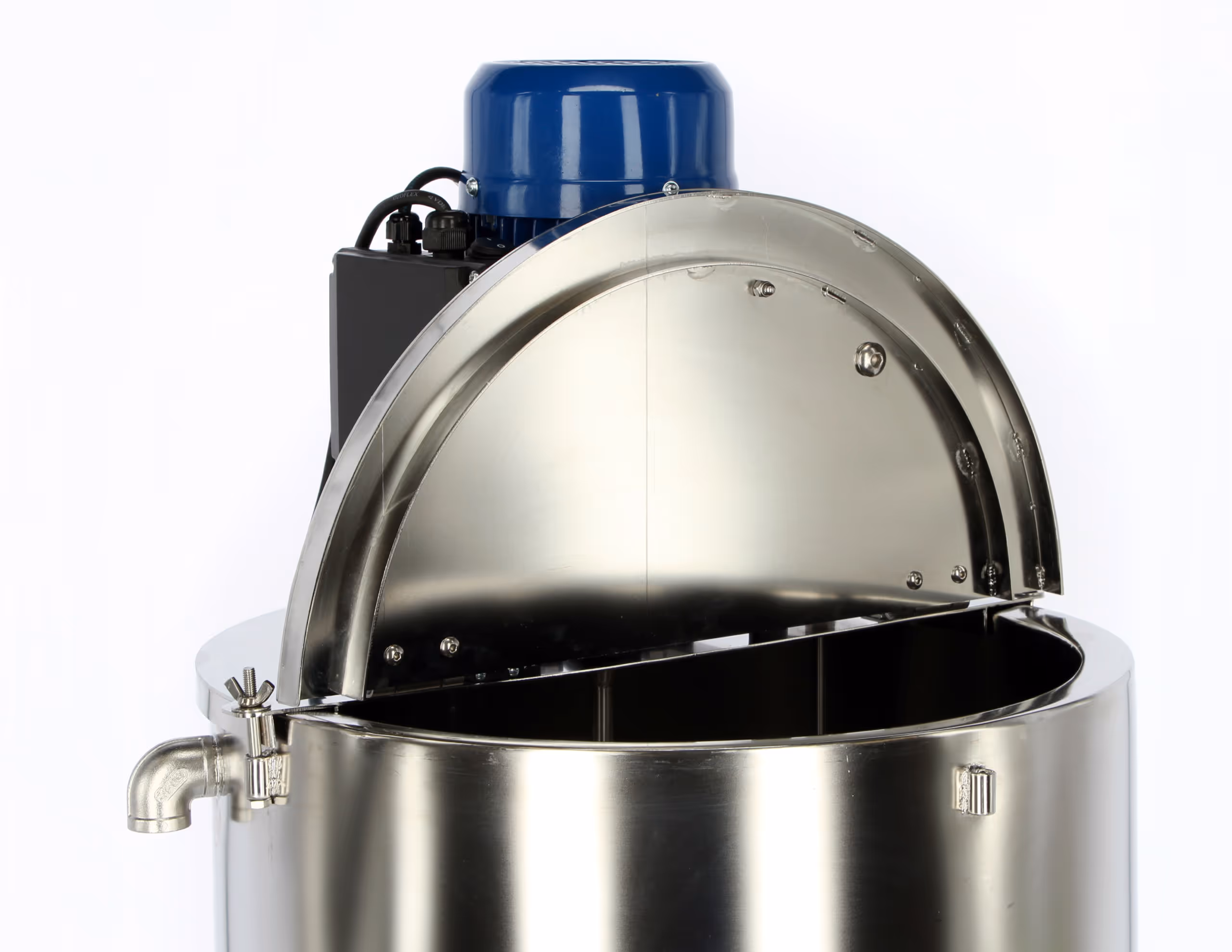 Couvercle MilkPot 50 bleu, Ø44,5cm, avec agitateur