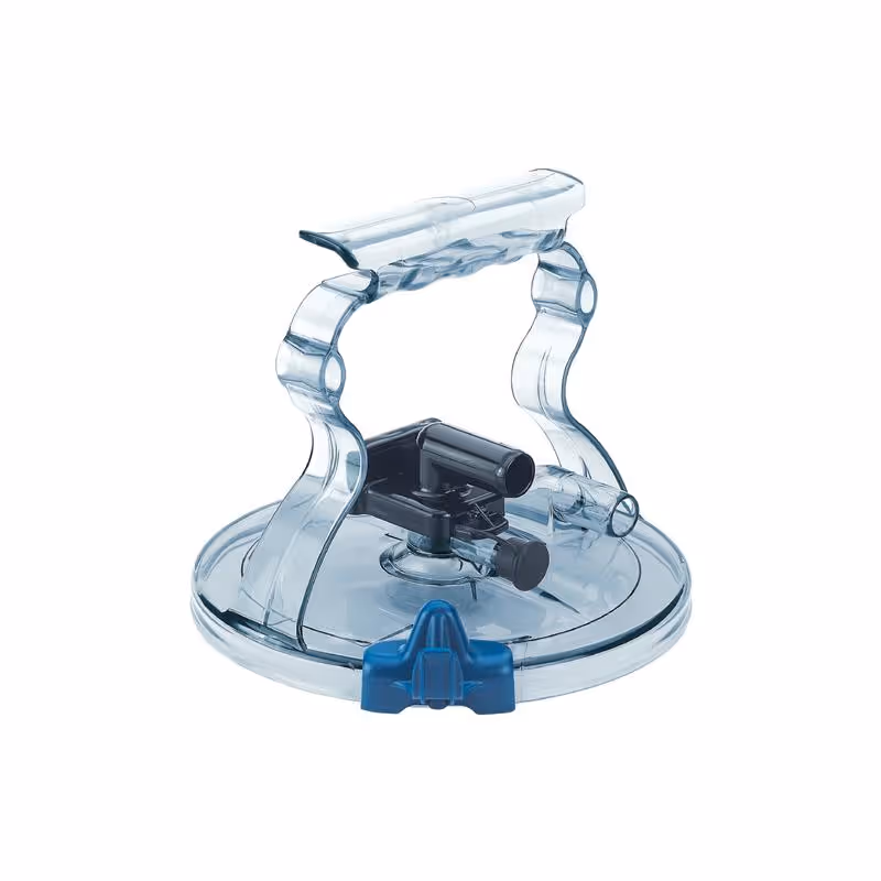 Couvercle plastique transparent pour pot trayeur+joint 2x16mm 