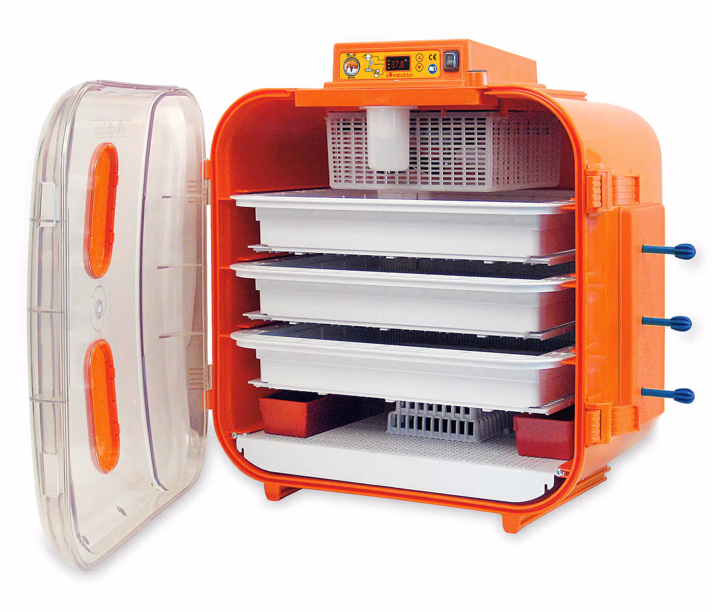 Couveuse Covatutto 162 digital orange, 3 tiroirs, sans moteur