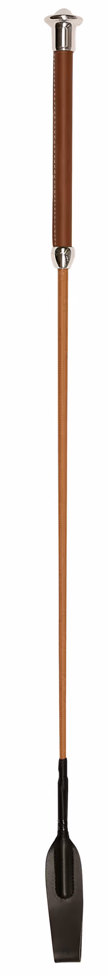 Cravache d'obstacle cognac, 65 cm