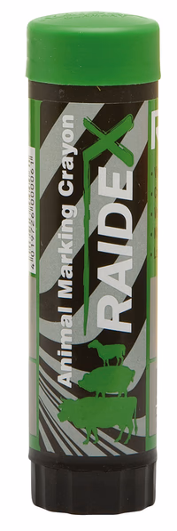 Crayon marqueur Raidex vert, 60ml, barre rotative