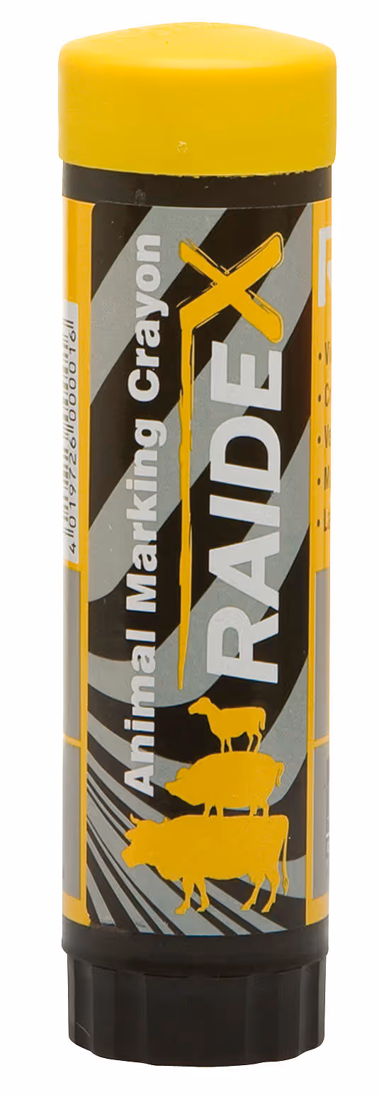 Crayon Raidex plastique jaune