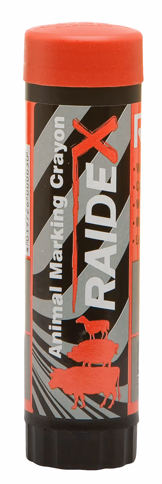 Crayon Raidex plastique rouge 