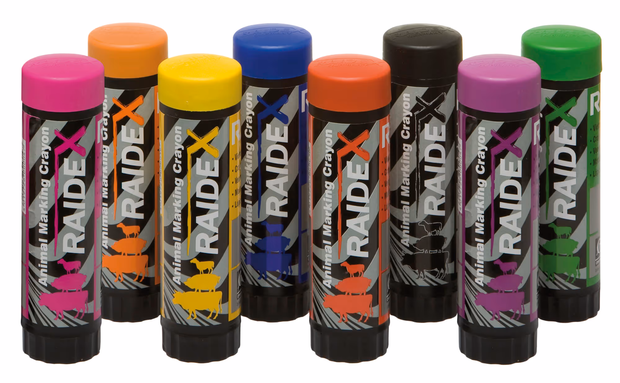 Crayon Raidex plastique rouge 