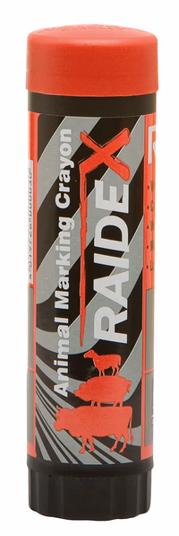 Crayon Raidex plastique rouge 