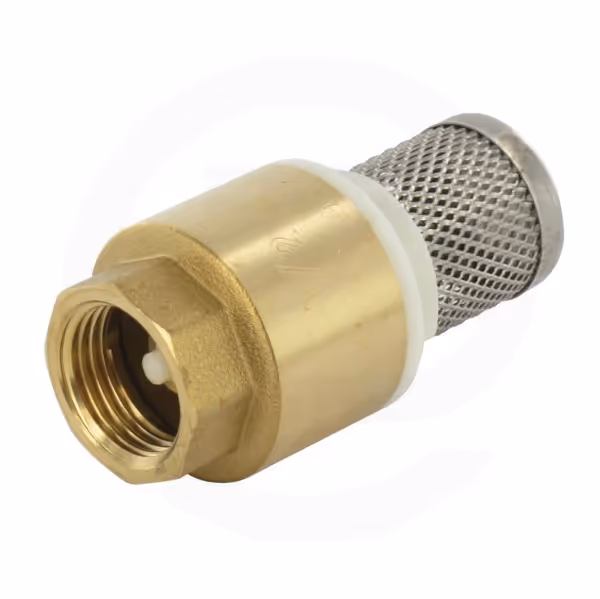 Crépine avec clapet 1/2" inox Adaptable