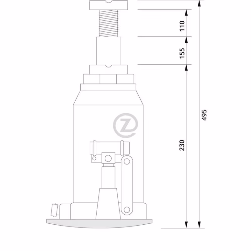 Cric hydraulique 15 t