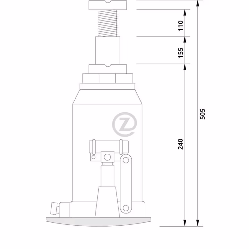 Cric hydraulique 20 t