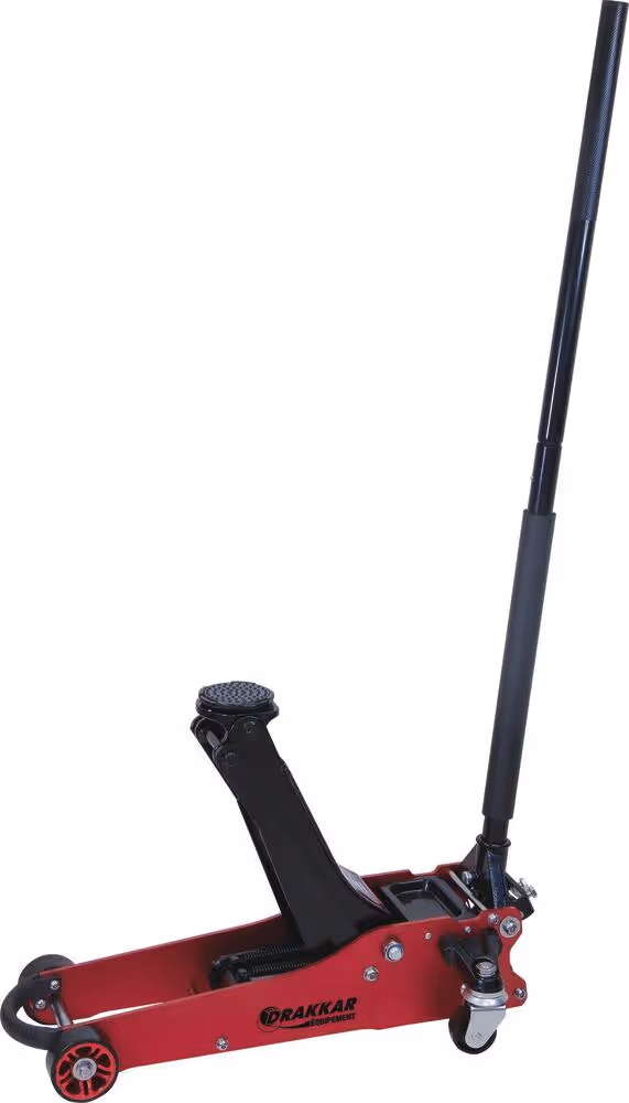 CRIC ROULEUR 2T ALU/ACIER PROFIL BAS - LONGUEUR 760MM