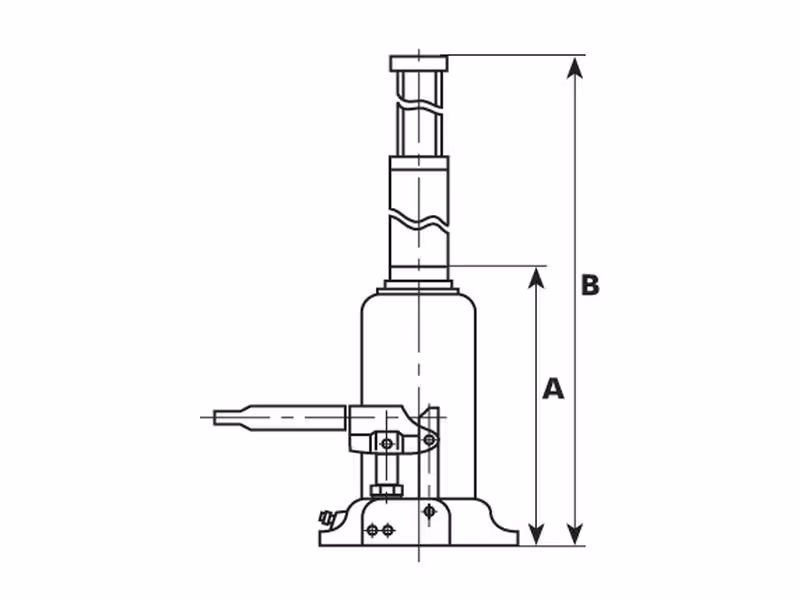 Cric télescopique 50T