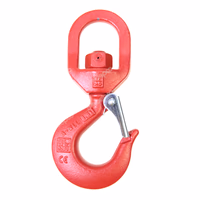 Crochet à linguet tournant Ø10 mm capacité 1.6T