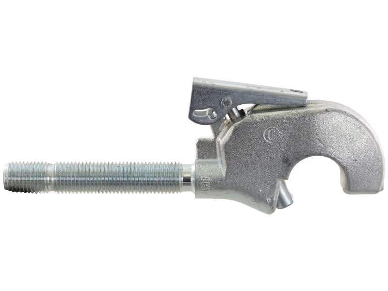 Crochet barre de poussée fileté - Cat. 3 (Ø32mm), Filetage: 1-1/4 - Droit - adaptable sur tracteurs Massey Ferguson - ref 3582969M1