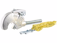 Crochet barre de poussée fileté - Cat. 3 (Ø32mm), Filetage: M30 x 3.50 - Filetage à droite