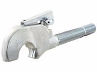 Crochet barre de poussée fileté - Cat. 3 (Ø32mm), Filetage: M36 x 3.00 - Droit