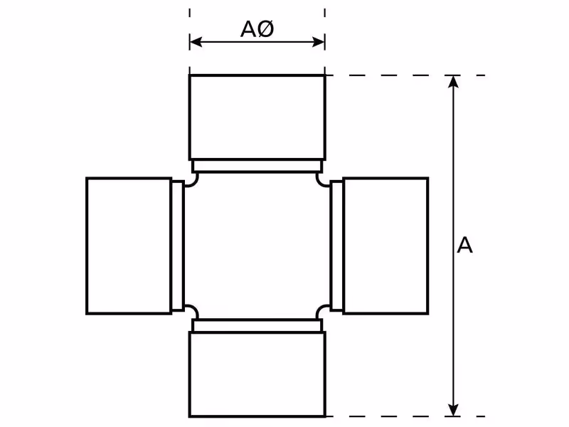 Croisillon - 23.8 x 61.2mm (Qualité Standard) - ref 2000141