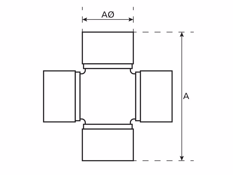 Croisillon - 34 x 90mm (Qualité Standard) - ref 12.00.00