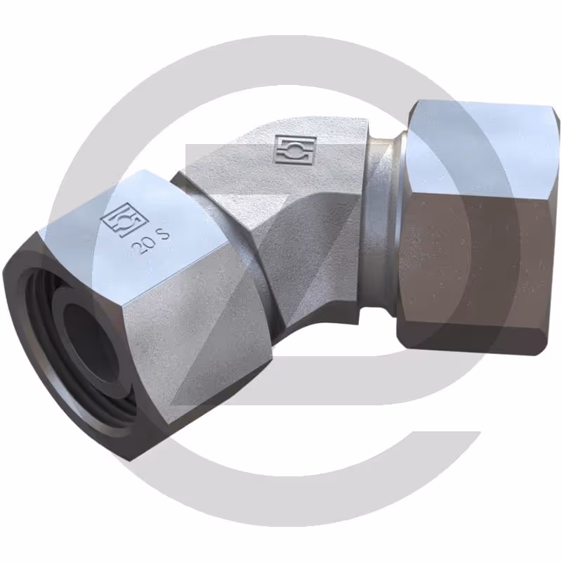 CT 22 L 45 - Raccord coudé orientable