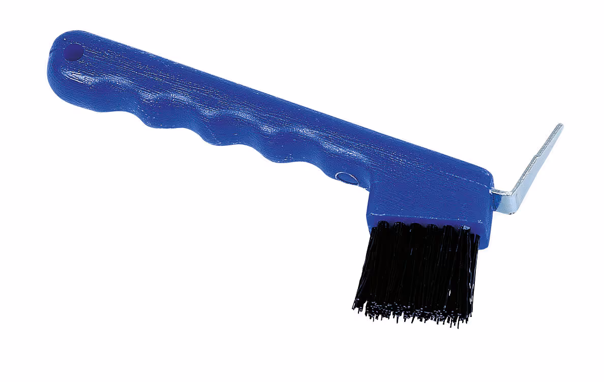 Cure-pied avec brosse bleu