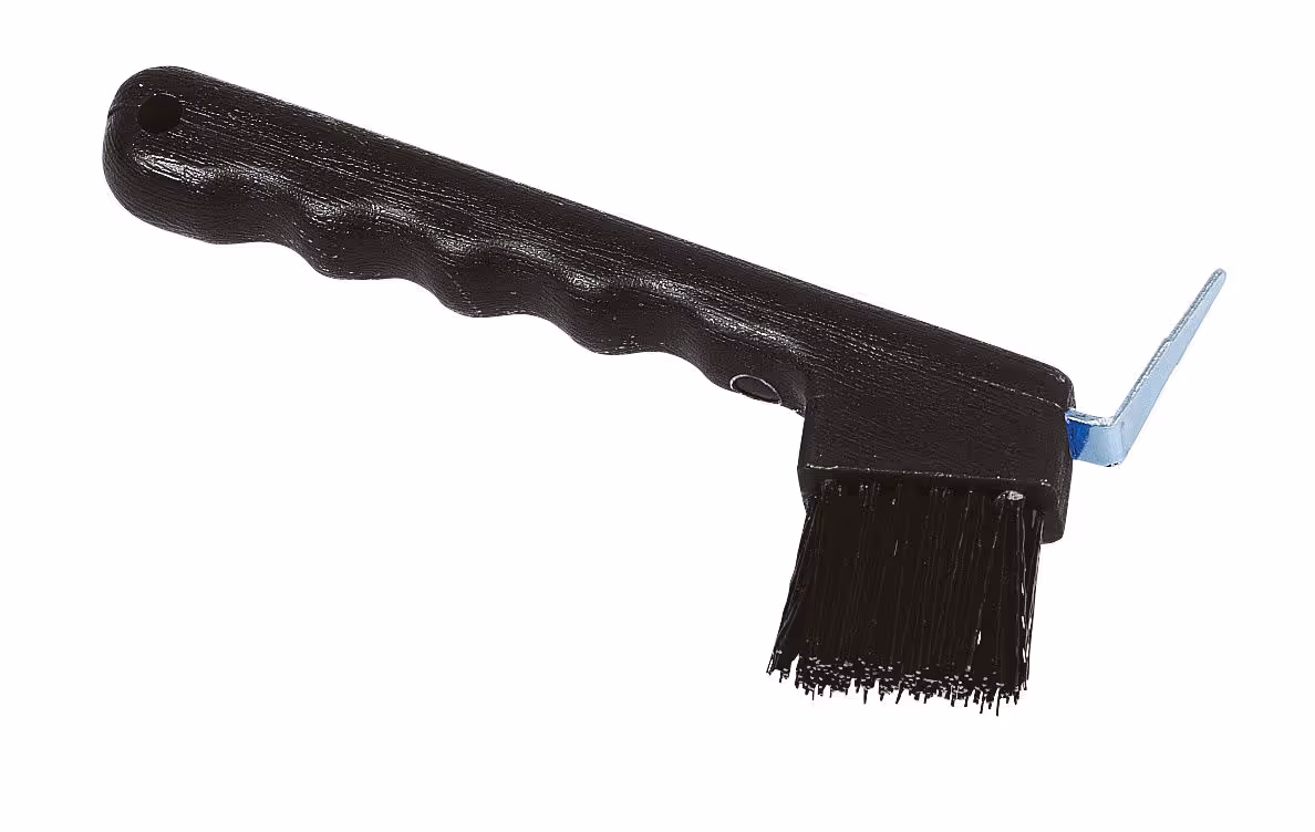 Cure-pied avec brosse noir