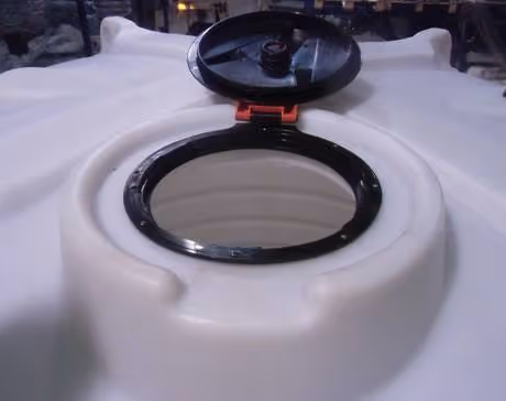 Cuve à engrais liquide 13000 L grise translucide