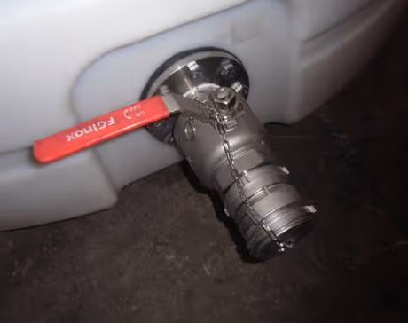 Cuve à engrais liquide 13000 L grise translucide