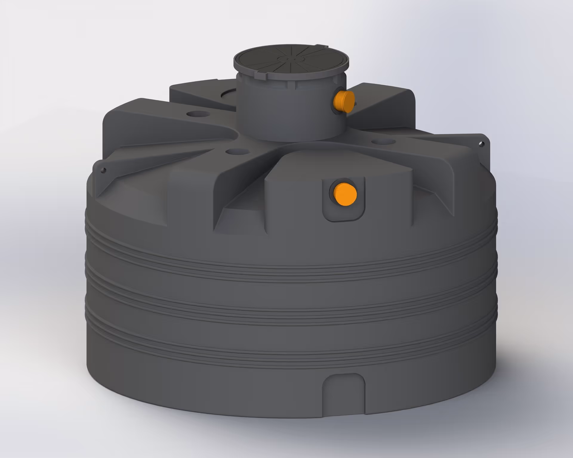 Cuve de stockage d'eau souterrain 5000L