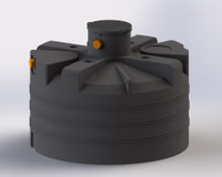 Cuve de stockage d'eau souterrain 5000L