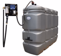 Cuve de stockage fioul 2000L avec groupe de distribution