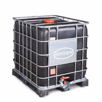 CUVE IBC 1000L NOIR ANTI-UV, RECONDITIONNEE
