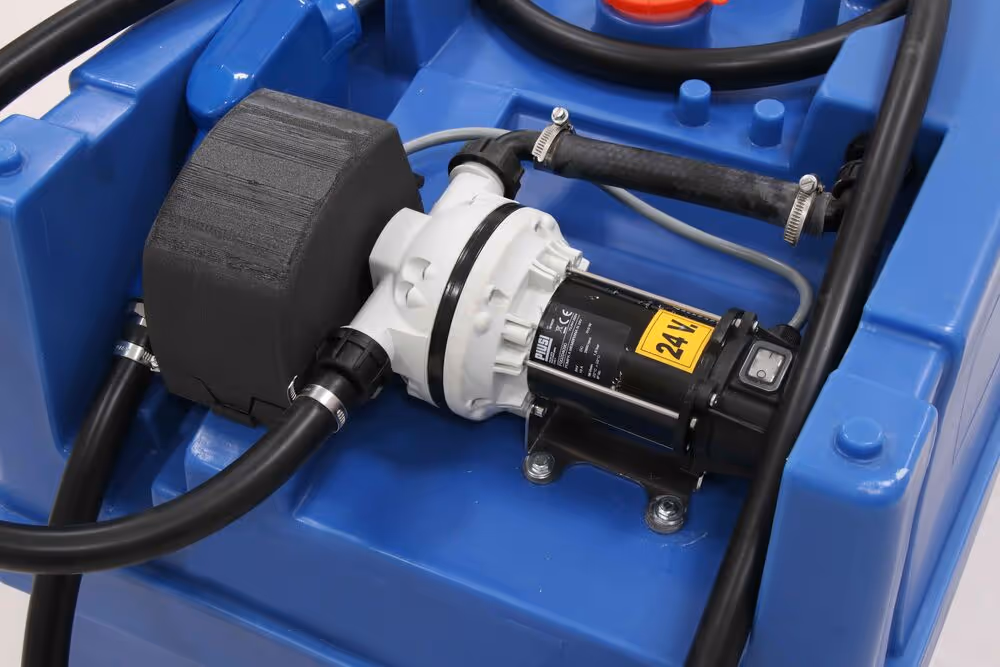CUVE RAVITAILLEMENT AD BLUE 200L + POMPE ET PISTOLET AUTO- LI-ION SANS BATTERIE
