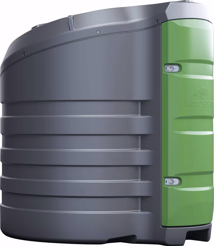 CUVE STOCKAGE FUEL PEHD DP 2500L STATION AVEC FILTRE 230V 79L/MIN