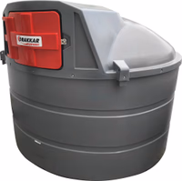 CUVE STOCKAGE FUEL PEHD DP 5000L STATION AVEC FILTRE 230V 60L/MN