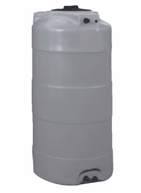 Cuve stockage verticale grise en pe 10000l