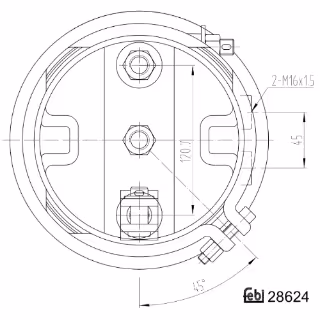 Cylindre à double membrane avec matériel de construction