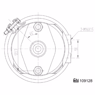 Cylindre à double membrane avec matériel de construction