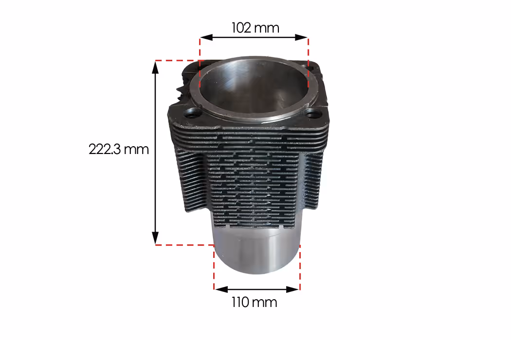 Cylindre Kit Deutz FL913 3 anneau 102mm 4231513 | Deutz