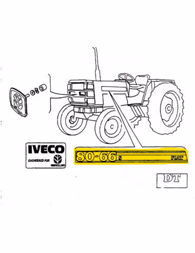 Decalcomanie 5163124 - New Holland