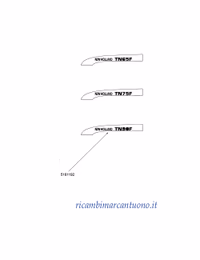 Decalcomanie 5181192 - New Holland