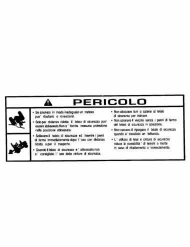 Decalcomanie 5185016 - New Holland