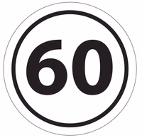 Décalque de 60 km/h | Universel