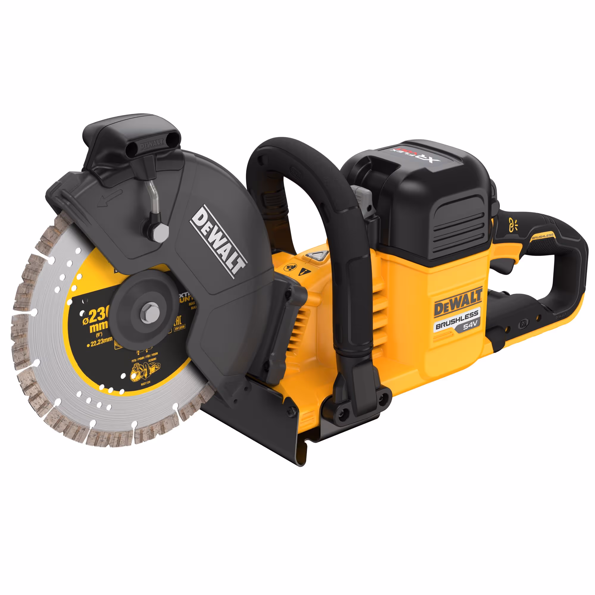 Découpeuse XR FLEXVOLT 54V 3Ah Li-Ion Brushless 230 mm