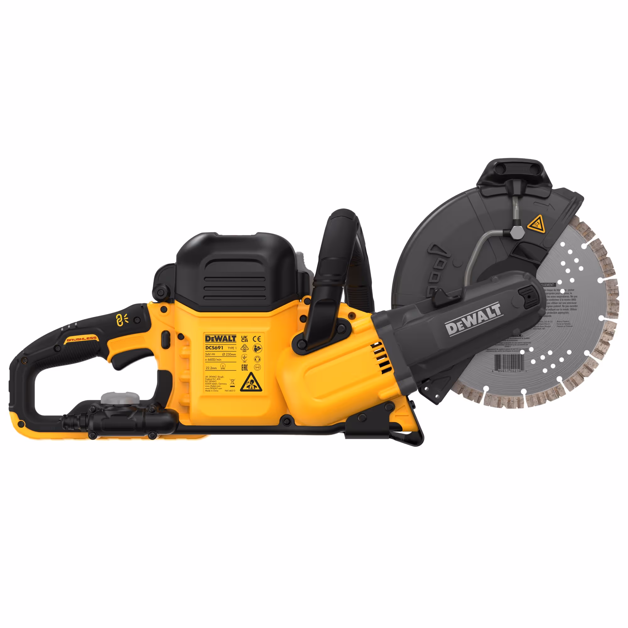 Découpeuse XR FLEXVOLT 54V 3Ah Li-Ion Brushless 230 mm
