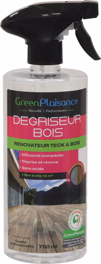 Dégriseur, rénovateur bois - flacon spray de 750ml