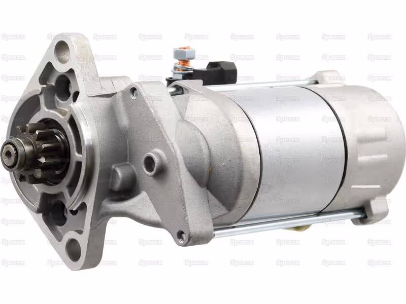 Démarreur - 12V, 2Kilowatts, réducté (Sparex) - adaptable sur tracteurs New Holland, Ford, Case IH - ref SBA185086520