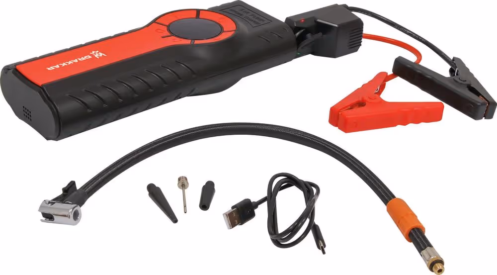 DEMARREUR 4 EN 1 AVEC COMPRESSEUR ET POWER BANK