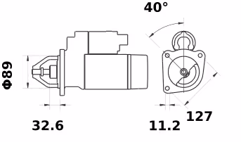Letrika | Démarreur IS0367 24V 4KW